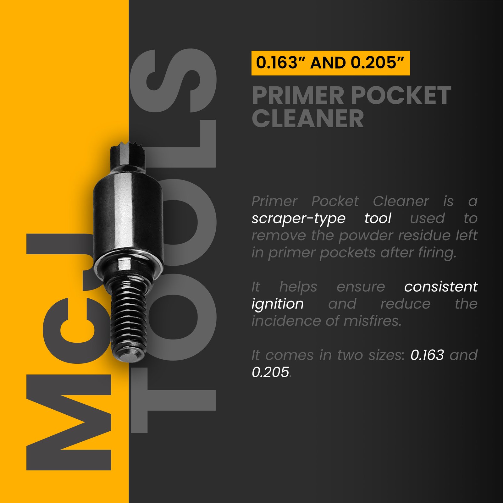 PRIMER POCKET CLEANER SET (SMALL AND LARGE)